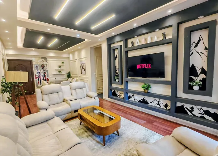 Rd Residence 90 Avenue Serviced s, Near Auc & Malls New Cairo Prime Location